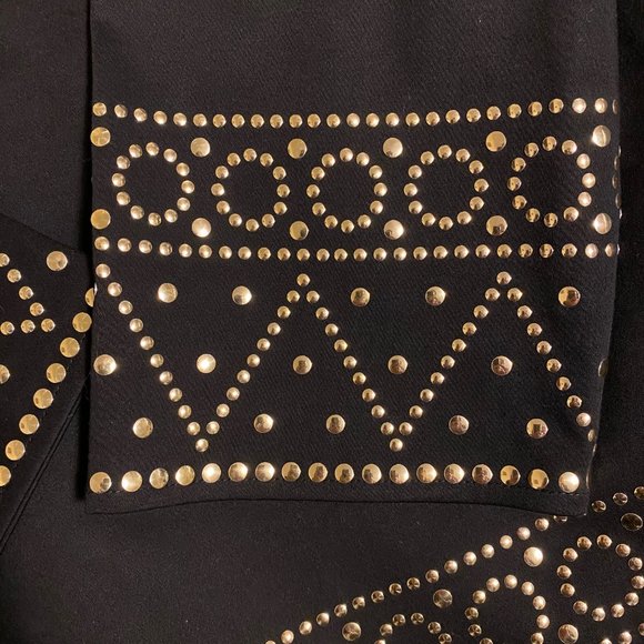 NEW Linnea by Louis Dell' Olio Dressy Black Decorated Cardi Jacket, Small NWT - Picture 5 of 14